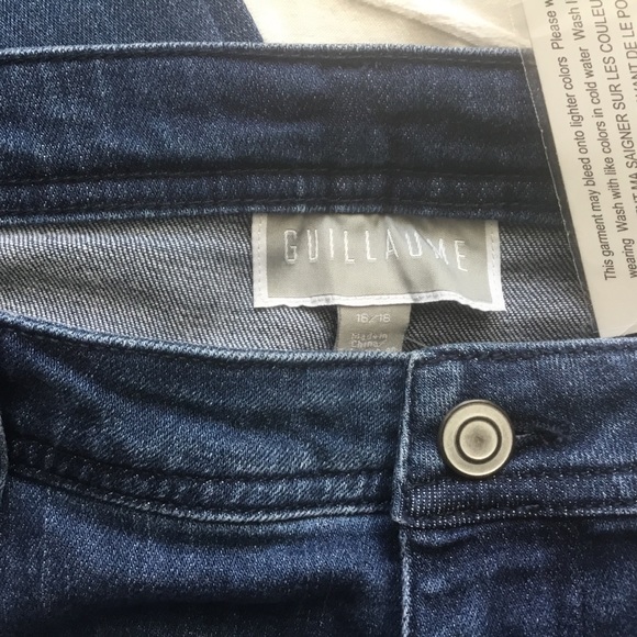 Diane Gilman  | Women’s stretch jeans, skinny cut, size 16, blue. NWT - Picture 3 of 7